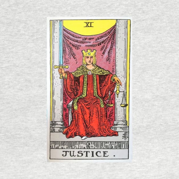 Justice Tarot by Phantastique